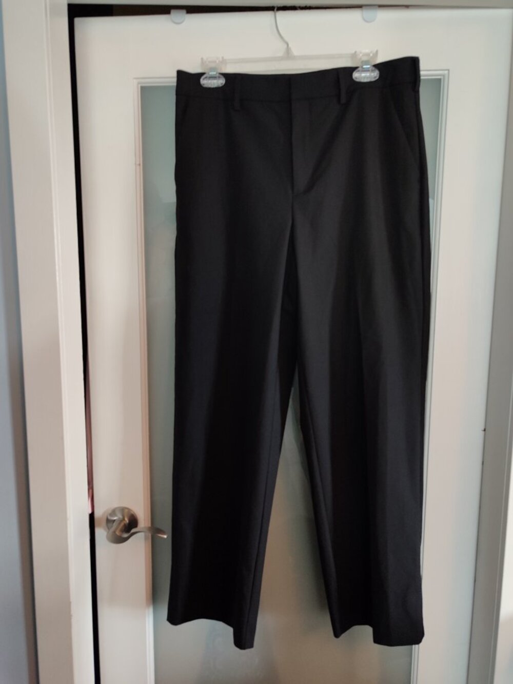NWT Oak + Fort Black Relaxed Fit Wide Leg Trousers Pants PT-13078 Size 32 Unisex